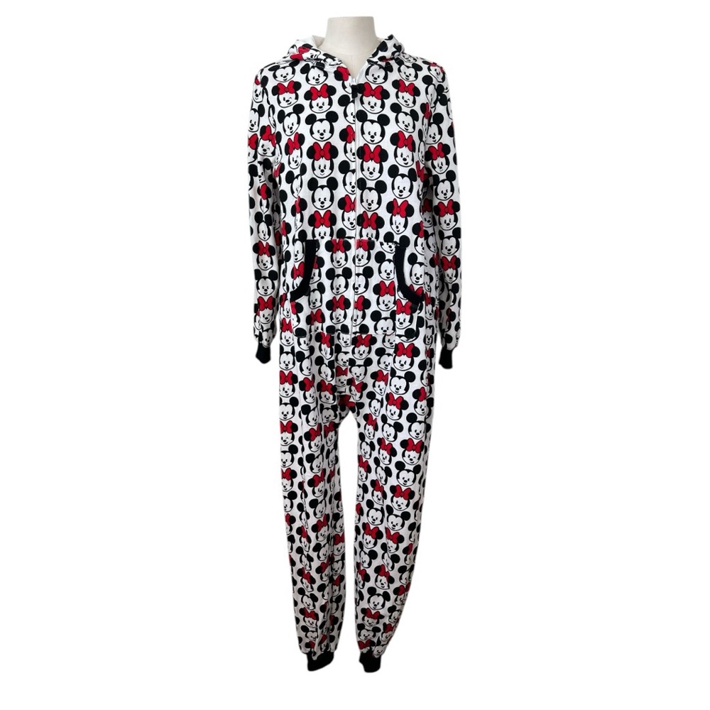 Disney Minnie Mouse MXYZ Onesie Pajama Adult Cozy Y2K Kawaii Cartoon - Picture 3 of 14